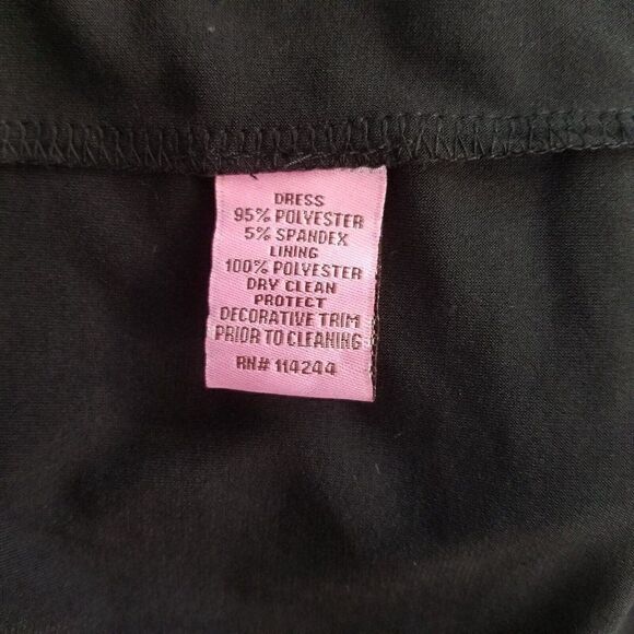 Eliza J Black Jeweled Dress Size 8 Prom Cocktail Party Faux Wrap Maxi Dress NWT - Picture 10 of 11